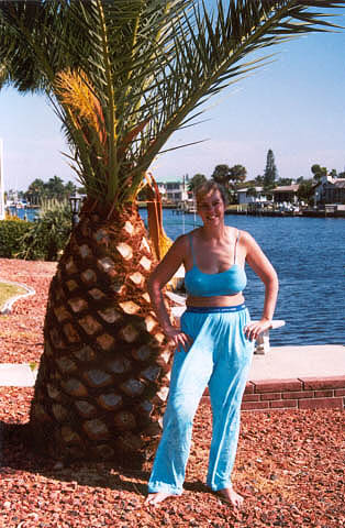 From a distance I thought this was just a big pineapple!