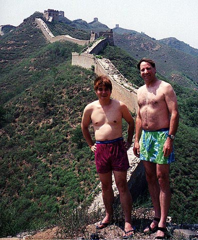 Ko & Will at the Great Wall